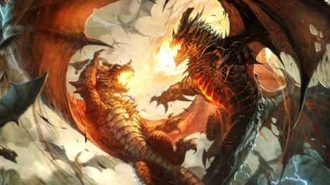 Alexstrasza enfrenta a Alamuerte en Grim Batol.