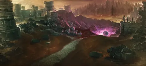 Garrosh destruye la ciudad de Theramore usando una bomba de maná.