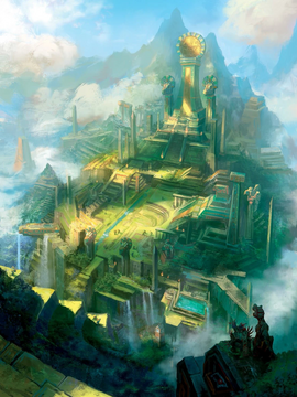 Zuldazar, capital del imperio Zandalari.