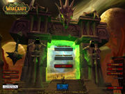 Login screen The Burning Crusade