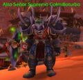 Varok como "Colmilloturbo" en las primeras versiones de World of Warcraft.