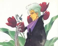 Folken with Black Tulips. This flower symbolizes Mystery, Luxury, Power, and Intense Love, but it may also evoke Forgotten, Neglected Love and Loss of a Loved One.