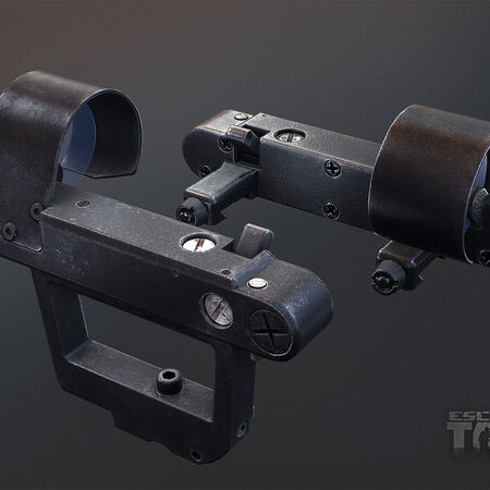 Okp 7 Reflex Sight Dovetail Escape From Tarkov Wikia Fandom The key feature of this sight is a rimless reflector attachment that doesn't block any field of the fire.