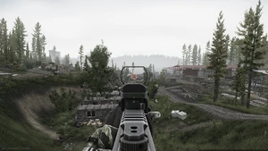 Viseur en jeu (cercle + point)