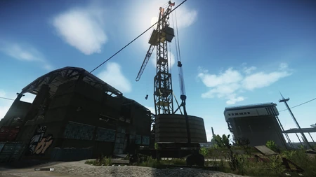 La grue sous laquelle droit être placée la Lunette thermique Trijicon REAP-IR