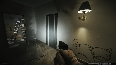 Door to the bedroom