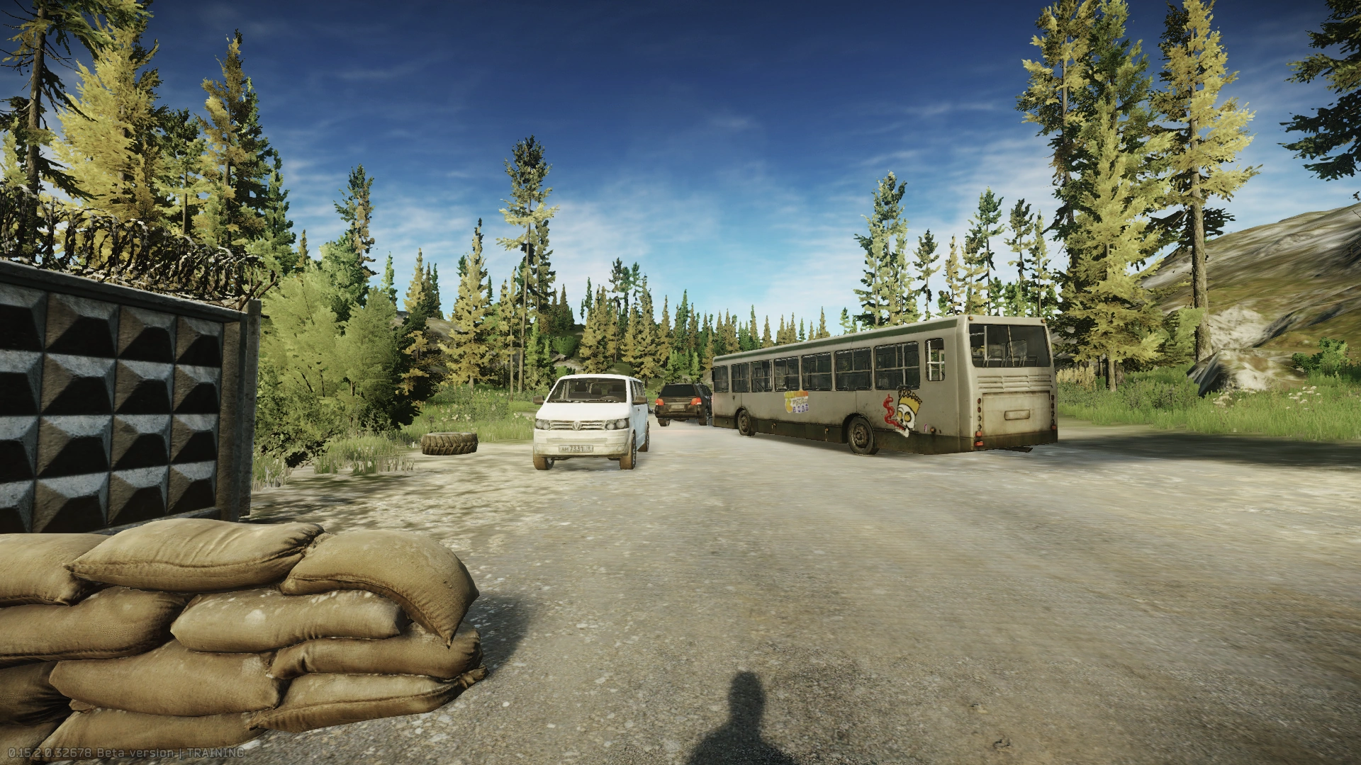 Road to Military Base V-Ex