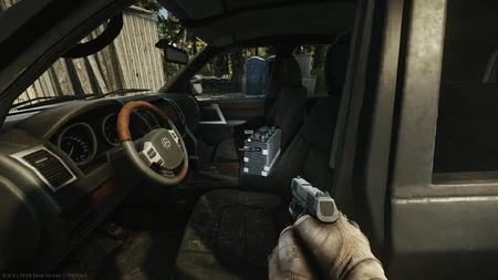 The controller on the console