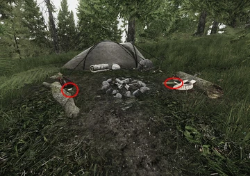 Flash drives at the campsite