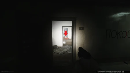 Table rouge de la cuisine