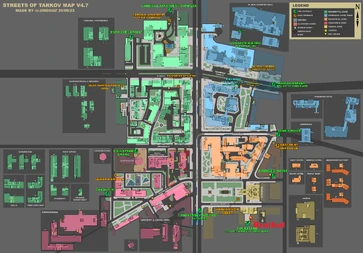 Bâtiment Camelot indiqué sur la carte.