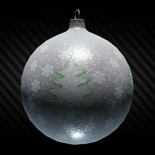 Christmas tree decoration ball (silver) - The Official Escape from