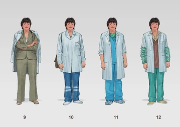 Therapist clothing concept art