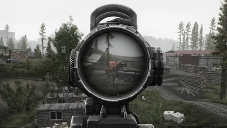 Reticle in use