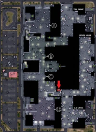 Extraction indiquée sur la carte