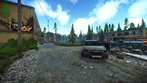 Dorms courtyard) xmas event2021