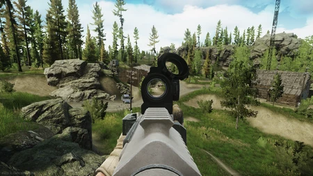 Zaměřovač v provozu