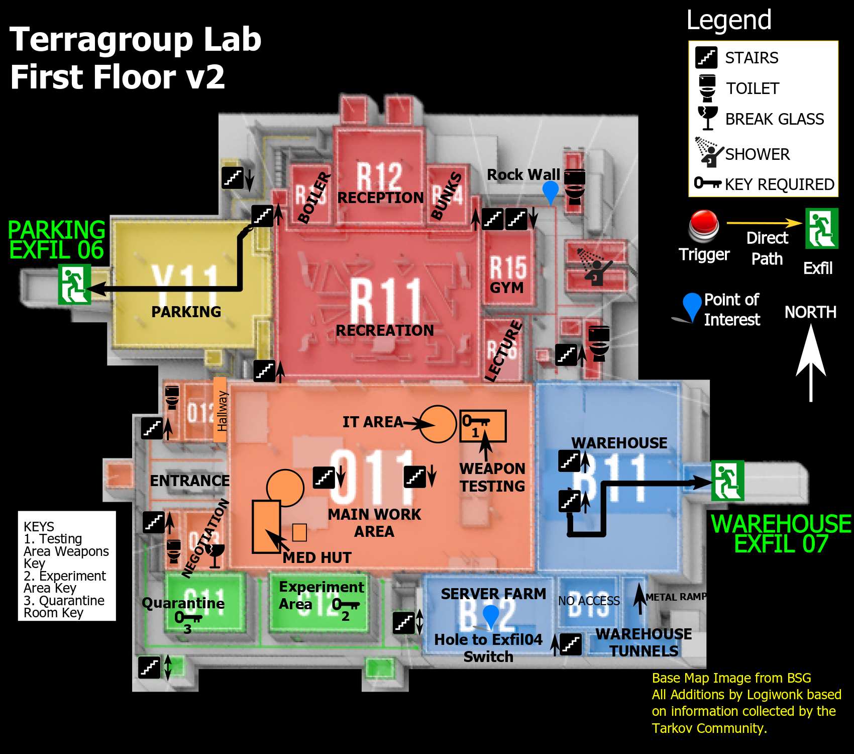 escape from tarkov the lab map