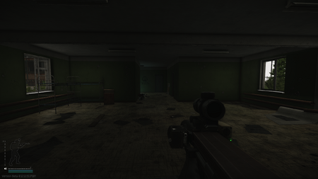 Dveře z pohledu označené místnosti