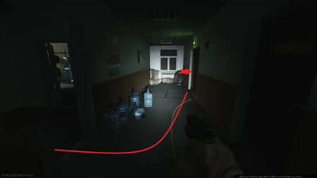 Chemin vers la cage d'escalier du 46 Primorsky - 3