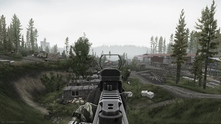 Big dot reticle in use