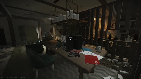 Le chalet USEC abandonné, sur le bureau