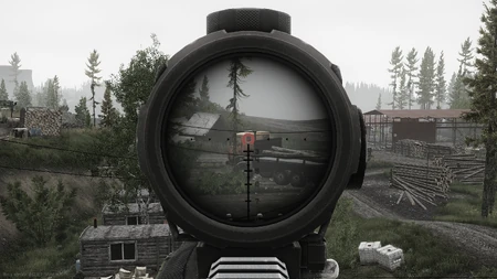 Reticle in use