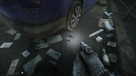 The key next to the wheel