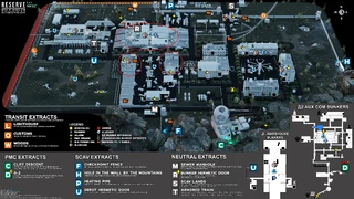 Reserve spawns marked on map