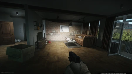 Inside the balletmeister's apartment