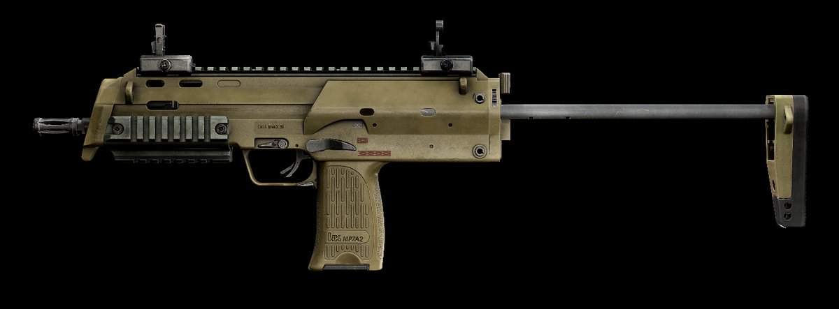 HK MP7A2 4.6x30 submachine gun - The Official Escape from