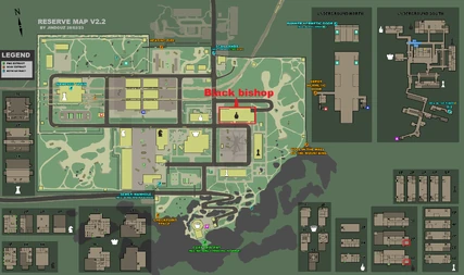 Bâtiment indiqué sur la carte.