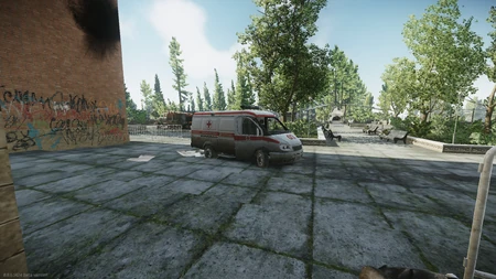 Ambulance 3 at the health resort