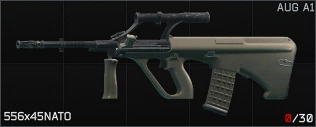 Steyr AUG A1 5.56x45 assault rifle icon