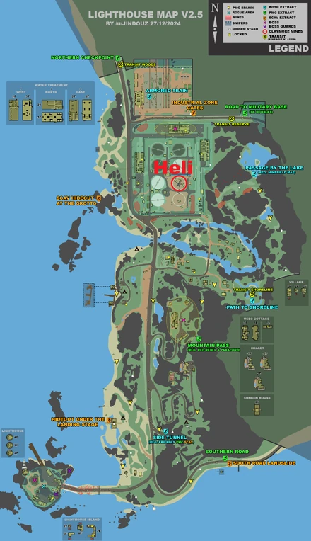 Helicoptère indiqué sur la carte