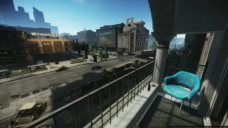 Передний балкон