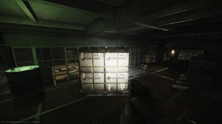 Cargo 6 on the third floor/crane