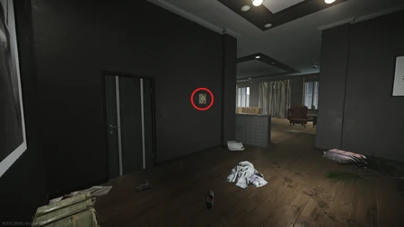 1. Sur le mur à gauche après l’entrée.