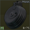 Molot magazine for AK and compatibles, 75-round capacity icon.png
