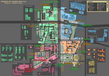 Room location marked on map