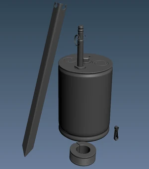 OZM72 wire mine with MUV2 fuze