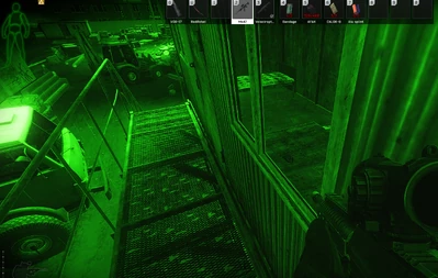 Streets Construction bunkhouse - can be picked up while falling from railing