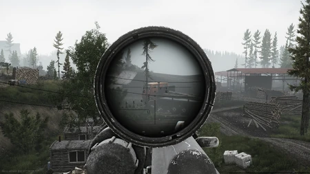 Reticle in use