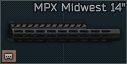 Midwest 14 inch M-LOK foregrip for MPX icon.png