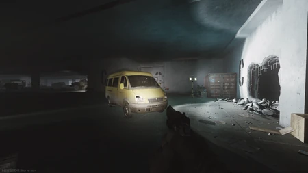 Minibus 3 opposite of the "Saferoom Exfil"