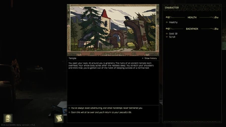 Targrad Tales interface