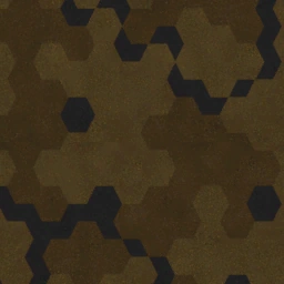 Hexagon Grid 2 Yellow pattern