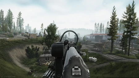 Reticle in use