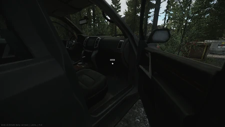 SUV stashing spot on the passenger side