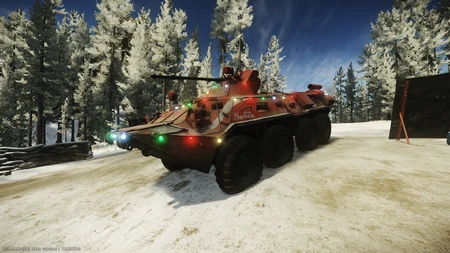Festive BTR during the Christmas event